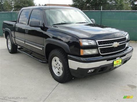 2006 Black Chevrolet Silverado 1500 Z71 Crew Cab 4x4 #36856704 | GTCarLot.com - Car Color Galleries