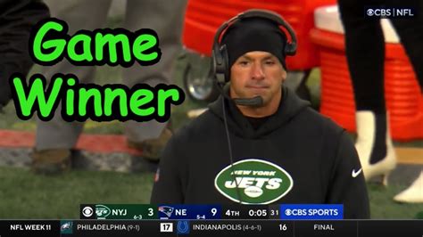 Marcus Jones GAME-WINNER Punt Return against New York Jets!! - YouTube