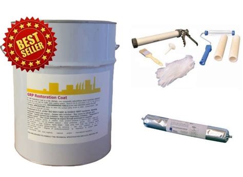 Fibreglass flat roof repair | GRP Roof Restoration and Crack Repair Kit