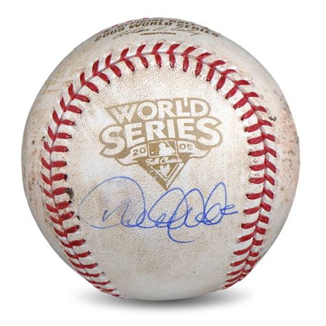 Lot Detail - 2009 Derek Jeter Game Used And Signed World Series Ball ...