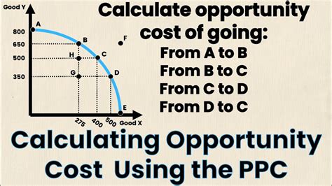 How to Calculate Opportunity Cost Using PPC | Econ Homework | Think ...