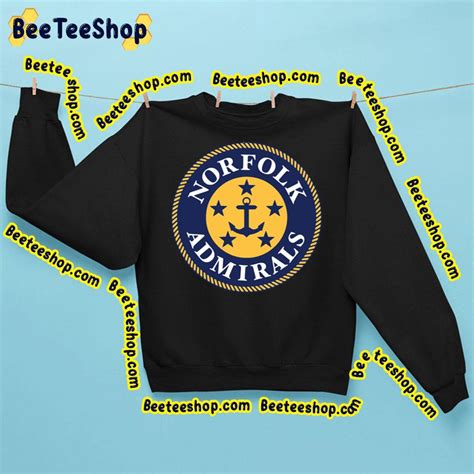 Cool Logo Of Norfolk Admirals Hockey Design Graphic Trending Unisex ...