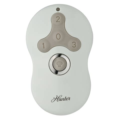 Hunter Silver Handheld Universal Ceiling Fan Remote Control at Lowes.com