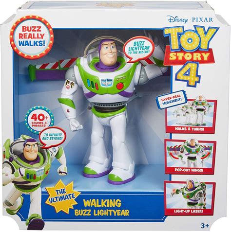 Toy Story 4 Ultimate Walking Buzz Lightyear Action Figure Damaged Package Mattel - ToyWiz