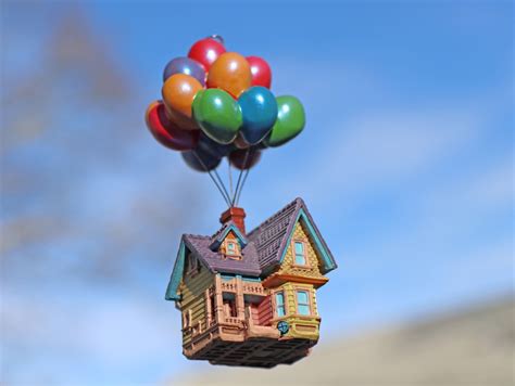 Pixar Up House Model With Balloons