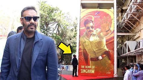 Singham 3 Movie-The Roar of Singham GRAND Poster Launch By Ajay Devgn ...