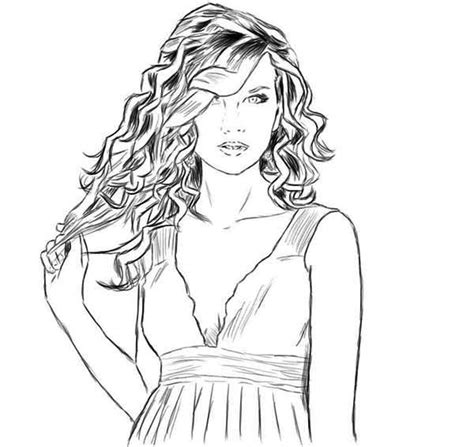 Taylor Swift Is So Amazing Coloring Page : Color Luna | Taylor swift drawing, Coloring pages ...