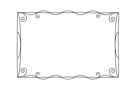 Frame Outline Vector - Infoupdate.org