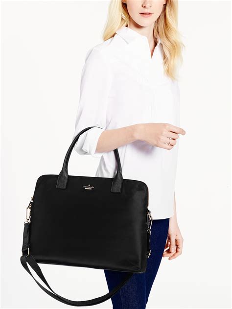 Lyst - Kate Spade New York Classic Nylon Daveney Laptop Bag in Black