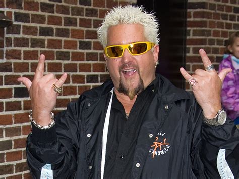 Guy Fieri, a chef who hosts a show about diners, says he rarely eats breakfast