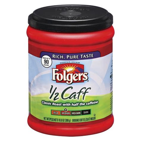Folgers Coffee Half Caff- Medium 306g - USA Foods