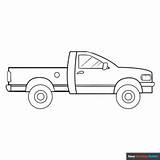 Truck Coloring Page  Easy Drawing Guides sketch template