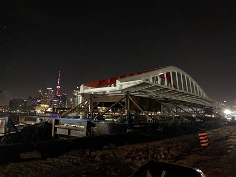 Harbourside Engineering Group Cherry Street North LRT Bridge Arrived in Toronto