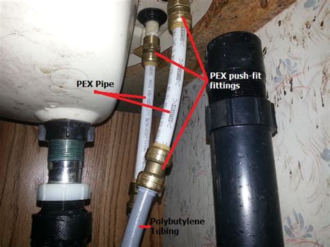 Repair Leaky Polybutylene Pipe with PEX Pipe and SharkBite PEX Fittings