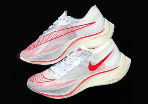 Nike Zoom VaporFly 5% White University Red Volt Release Date - SBD