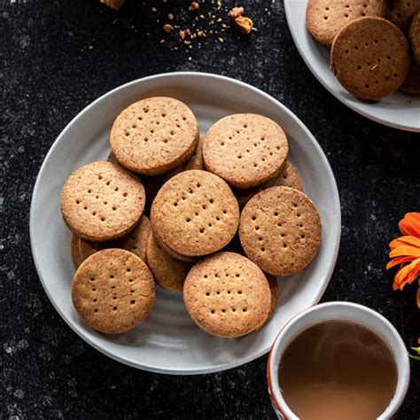 Whole Wheat Jaggery Cookies - Cook With Manali