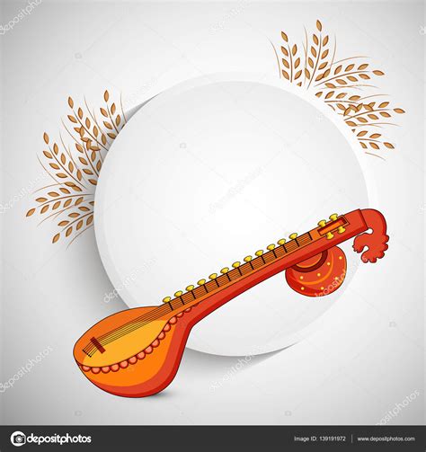 Illustration of elements for Vasant Panchami Stock Vector by ©InfiniteGraphic 139191972