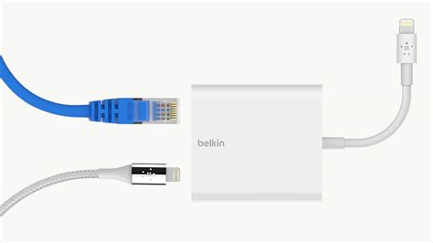 Ethernet + Power Adapter with Lightning Connector | Belkin | Belkin US