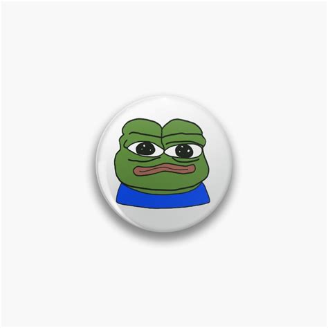 "Pepe Stare Twitch Emote" Pin for Sale by DanshiStore | Redbubble