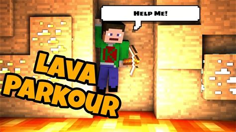 Minecraft| PARKOUR But The Floor Is LAVA! - YouTube