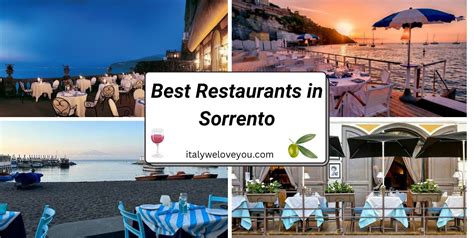 18 Best Restaurants in Sorrento, Italy - Italy We Love You