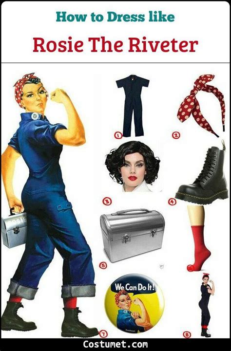 Rosie the Riveter Costume for Cosplay & Halloween 2023 | Rosie the ...