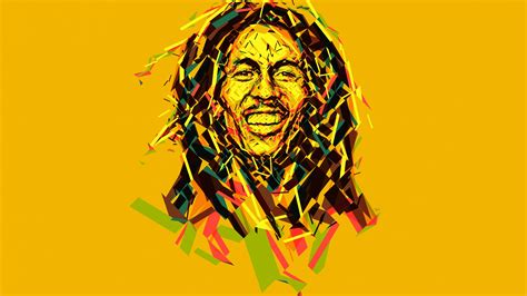 Bob Marley Abstract Artwork UHD 8K Wallpaper - Pixelz.cc