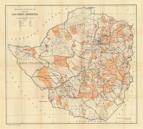 Rhodesian Maps Archive of Rhodesia | Map, Tourist map, Detailed map