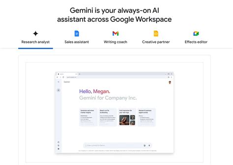 Google Workspace now features Gemini AI assistant