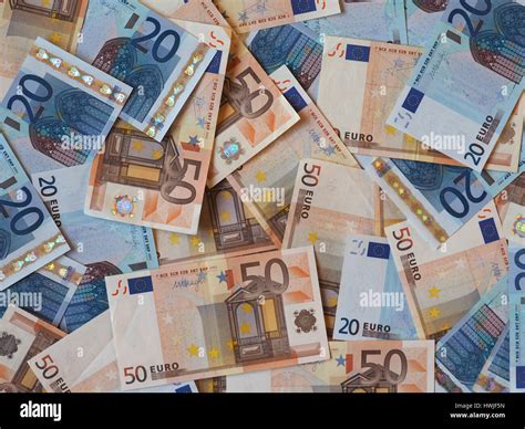 Euro (EUR) banknotes, currency of European Union (EU Stock Photo - Alamy