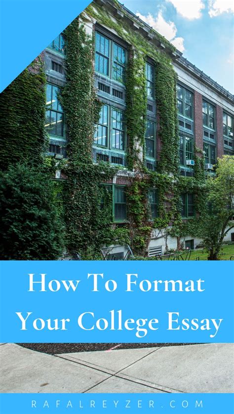 How To Format Your College Essay (7 Best Tips) | College essay, College essay examples, College ...