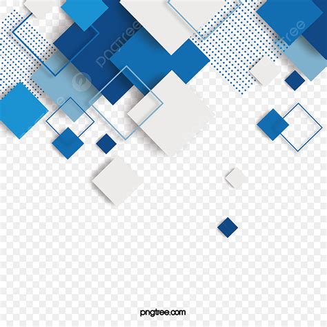 Solid Color Blue Vector PNG Images, Blue Solid Geometric Square ...