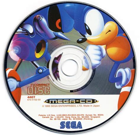 Sonic CD (1993) SEGA CD box cover art - MobyGames