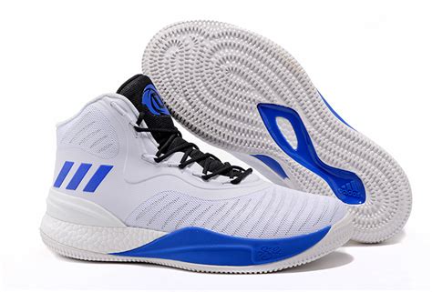 adidas D Rose 8 blue and white men's basketball shoesCheap