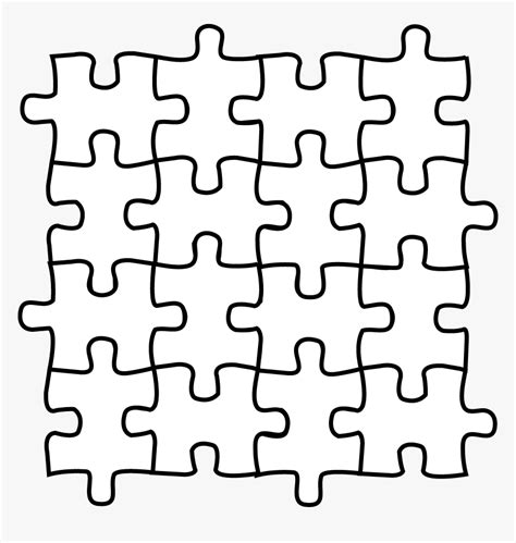 Instructive Puzzle Piece Coloring Page Simplistic Many - Autism Puzzle Pieces Clipart, HD Png ...