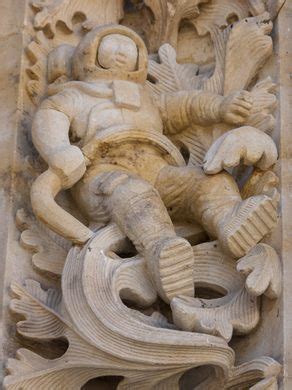 Cathedral of Salamanca's Astronaut – Salamanca, Spain - Atlas Obscura