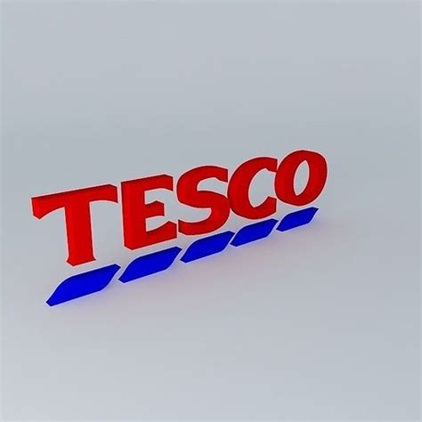 Tesco Logo 3D model | CGTrader