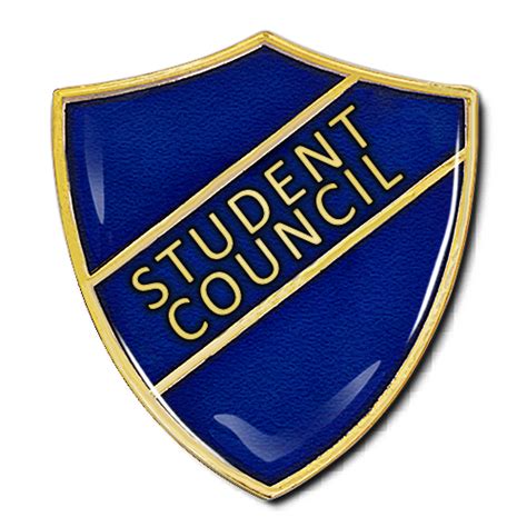 Student Council Shield Badge by School Badges UK | School Badges UK