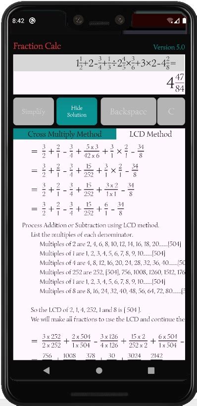 Fraction Calculator App | Fraction Calc