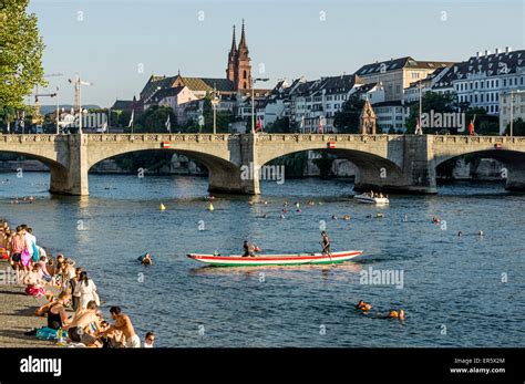 Swimming in the rhine hi-res stock photography and images - Alamy