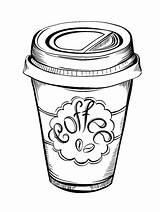 Coffee coloring Pages – Artofit sketch template
