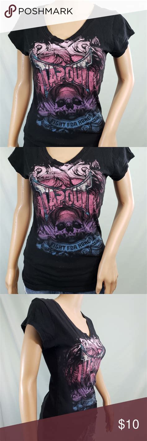 TAPOUT Black T-shirt size Medium (A44) | Clothes design, Womens black ...