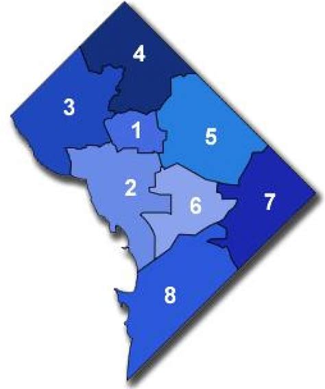 Dc parking zone map - Washington dc parking zone map (District of Columbia - USA)