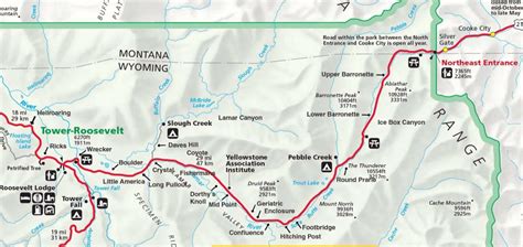 Lamar Valley map, Yellowstone | Lamar valley, Wyoming travel, Lamar