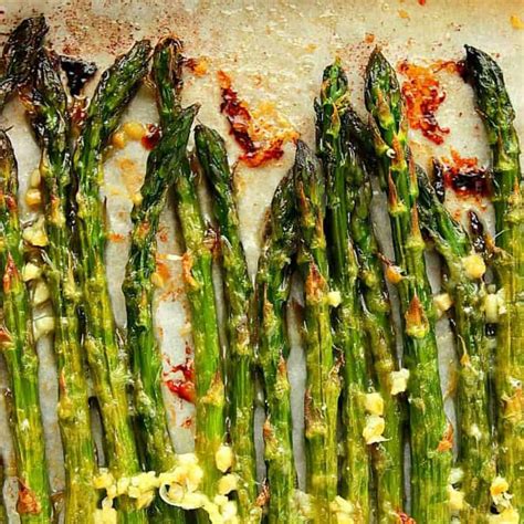 Best Roasted Asparagus - Crunchy Creamy Sweet