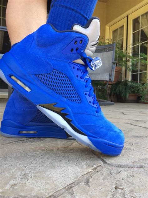 Air Jordan 5 Retro 'Blue Suede' - Air Jordan - 136027 401 | GOAT