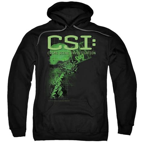 Csi Evidence Adult Pull Over Hoodie - Black (4X) | FYE