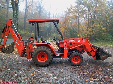 TractorData.com Kubota L35 backhoe-loader tractor photos information