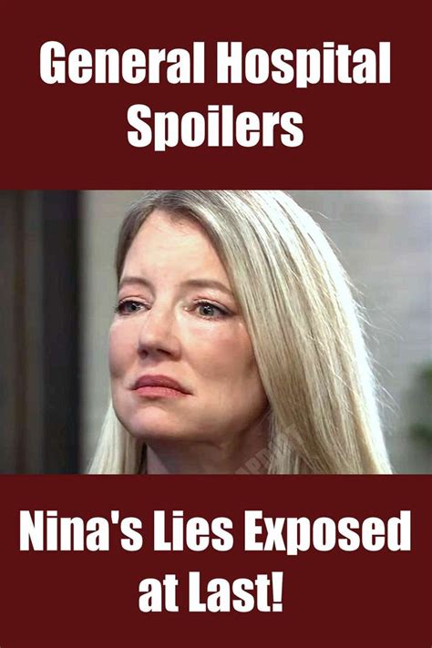 General Hospital Spoilers: Nina Exposed at Last General Hospital ...