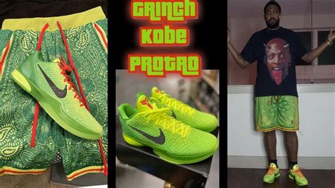 Kobe 6 Grinch Outfit / Nike Kobe 6 Protro Grinch Cw2190 300 Release Date Sneakernews Com - More ...